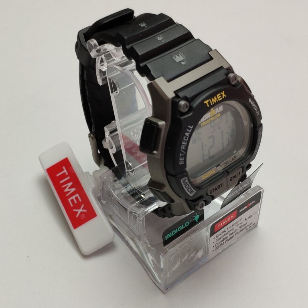 Timex Ironman Triathlon Watch Men's NWT Shock - Picture 4 of 7